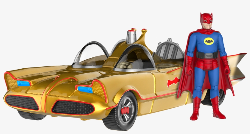 This Is Now The Fifth Batmobile That Funko Has Released - Funko Dc Heroes 1966 Batmobile Vehicle Action Figure, transparent png