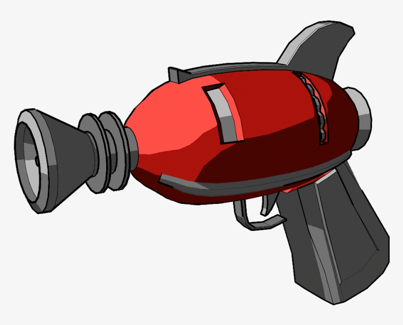 Ray Gun Tutorial - Cartoon, transparent png