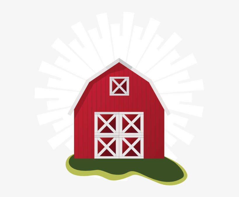 Farm Barn Clip Art Clipart Clipartcow - Red Barn Clip Art, transparent png
