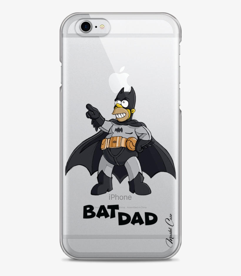 Coque Iphone 6plus/6splus Super Bat Dad Simpson Cartoon - Iphone 5s, transparent png