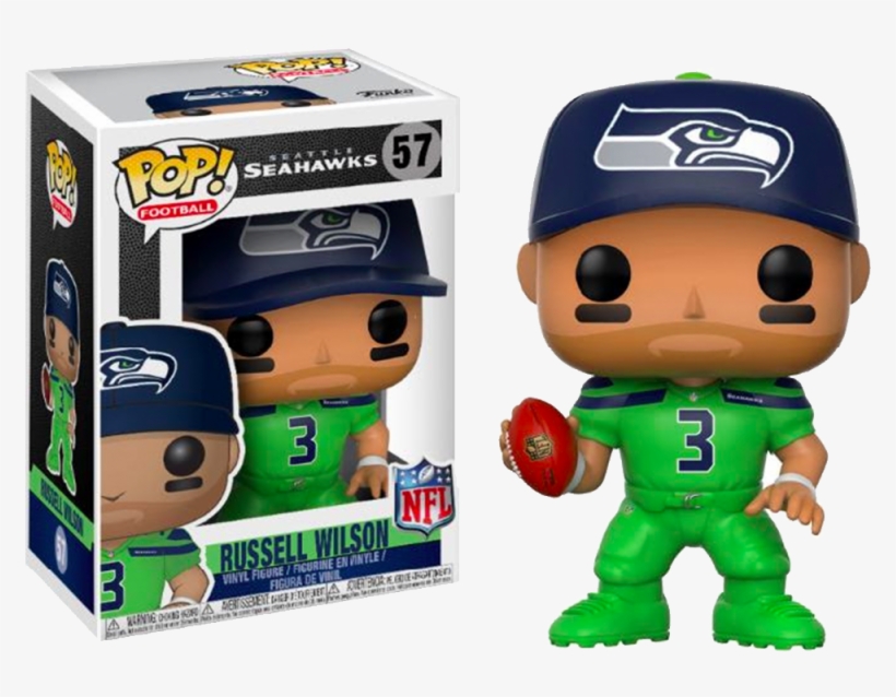 Russell Wilson - Nfl Funko Pop, transparent png