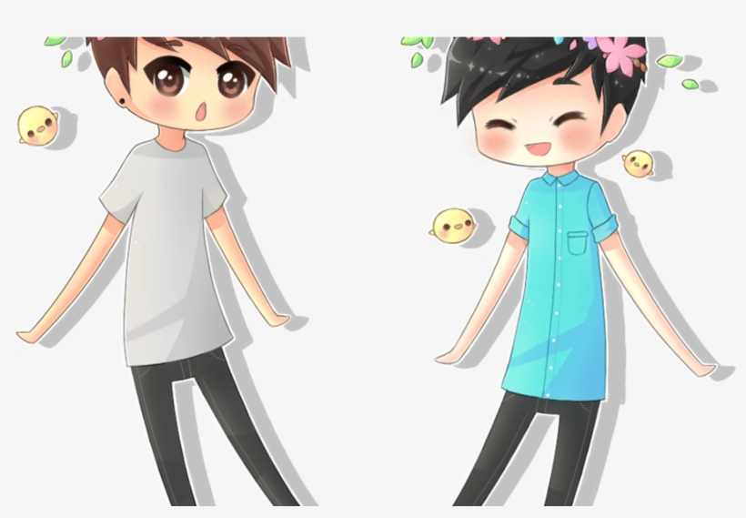 Dan And Phil, Flower Crowns And Smol Birb Things~ By - Dan And Phil, transparent png