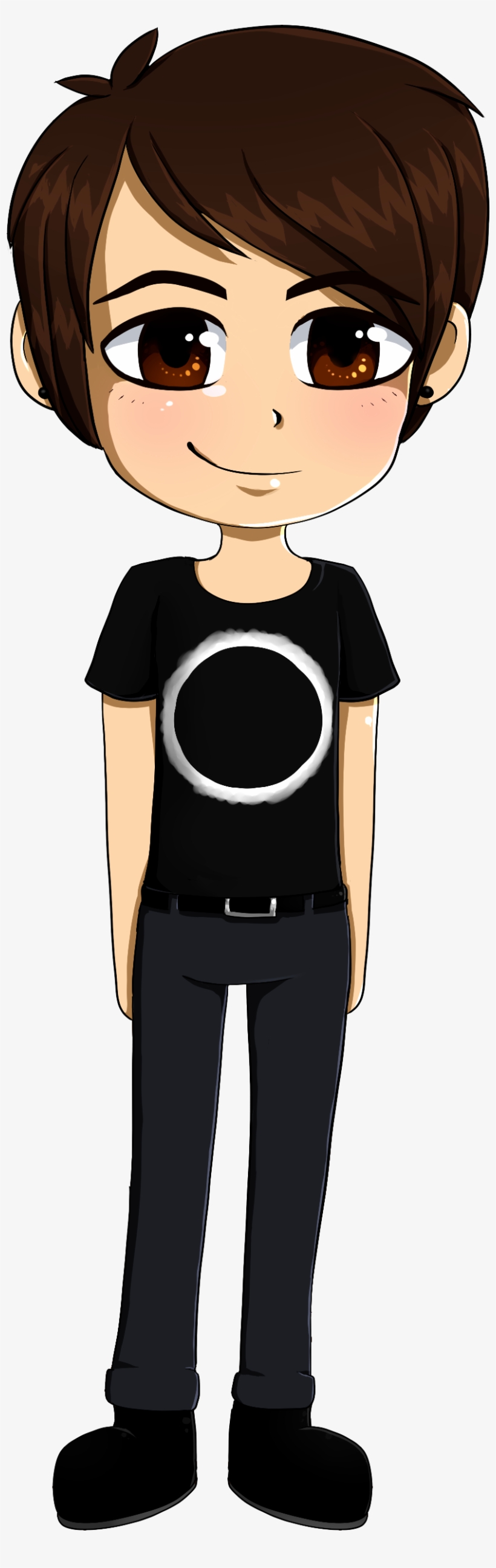 Danisnotonfire Chibi - Dan Howell Chibi Drawing, transparent png