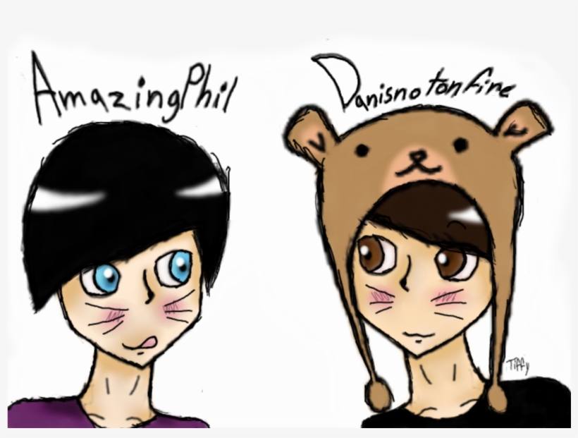 Dan And Phil Chibi Google Search Dan And Phil Pinterest - Phil And Dan Fan Art, transparent png