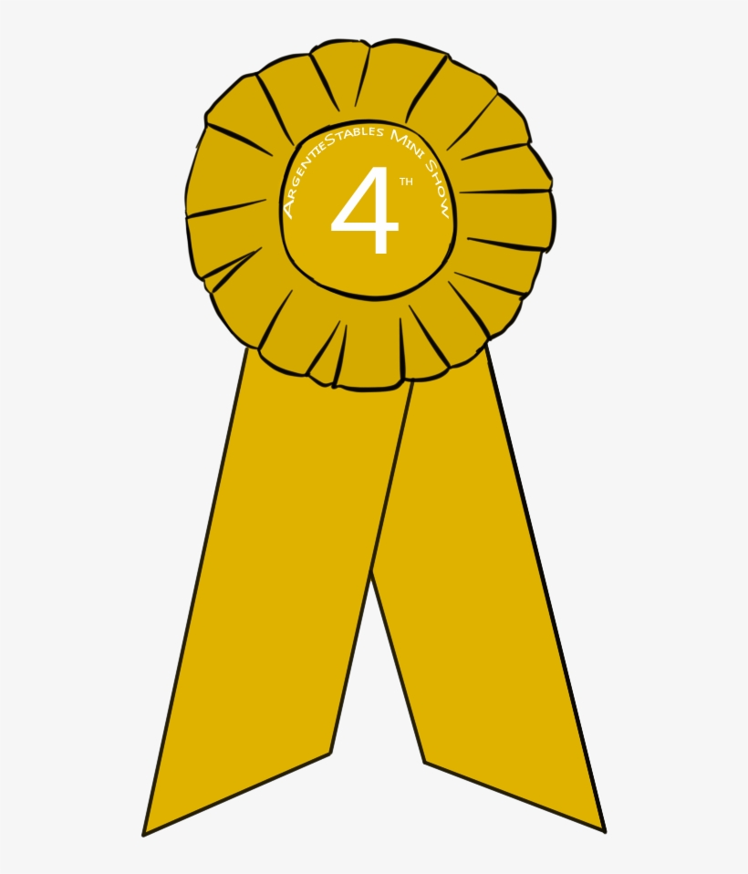 Th Place Ribbon - Clip Art, transparent png