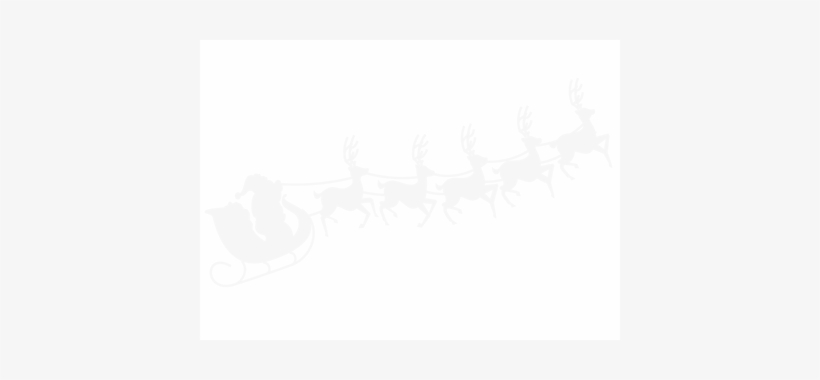 Santa Sleigh Blue Png, transparent png