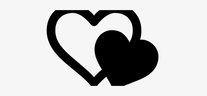 Heart Line Art - Portable Network Graphics, transparent png