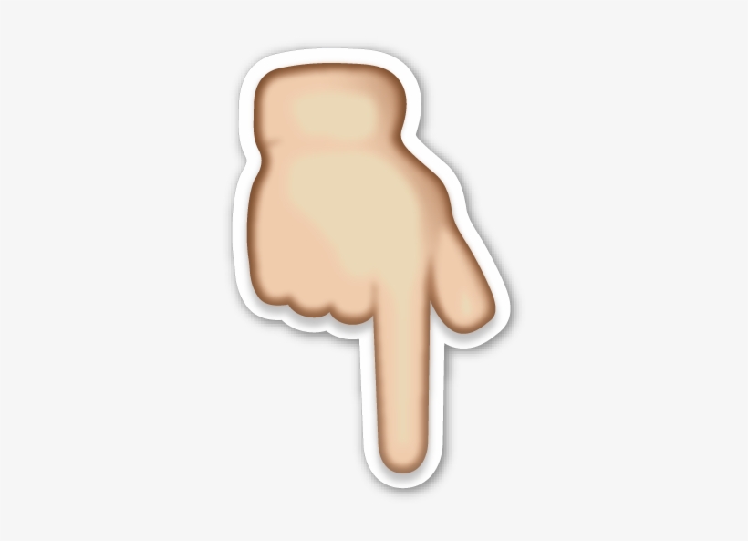 If You Are Looking For The Emoji Sticker Pack, Which - Emoji Hand Down Png, transparent png