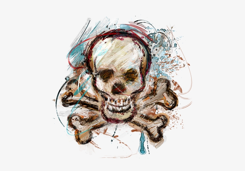 Skull, transparent png