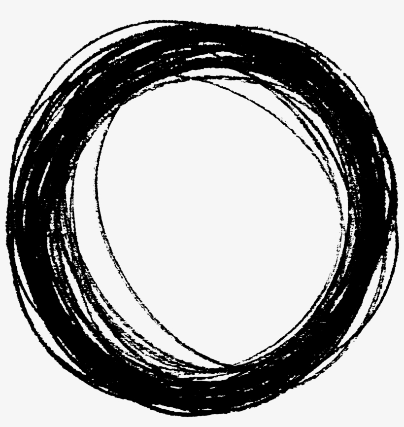 Circle Clipart Scribble - Black Circle Transparent Png, transparent png