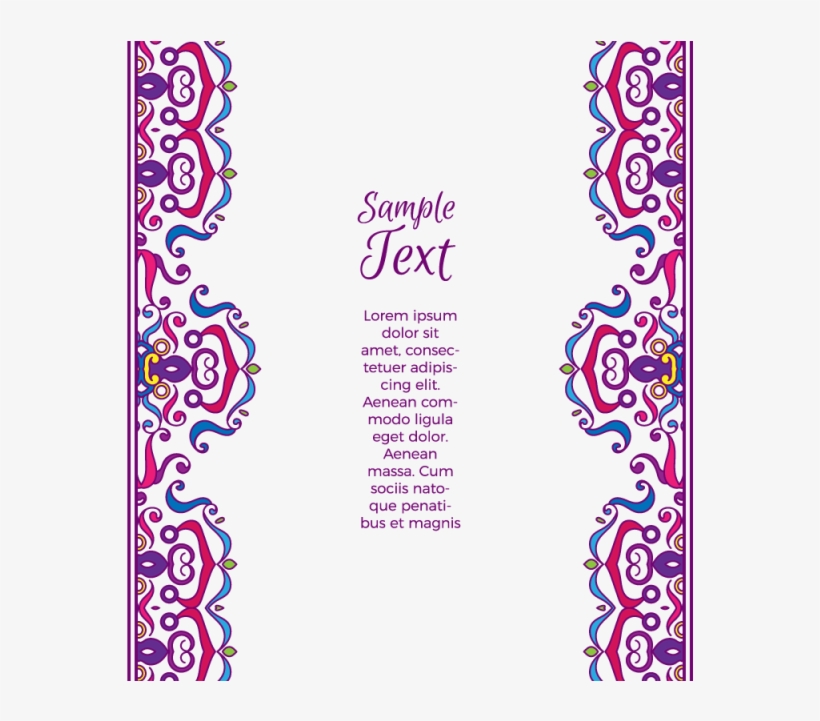 Vintage Background With Ornamental Frame, Mandala, - Frame Mandala, transparent png