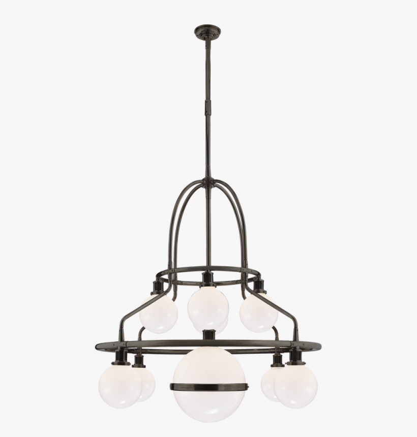 Mccarren Double Tier Chandelier In Bronze With W - Chandelier, transparent png