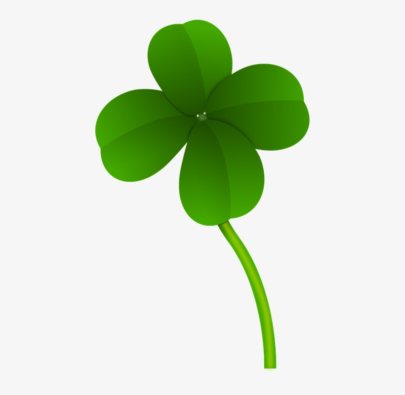 Four Leaf Clover Clip Art At Clker - Four Leaf Clover Transparent, transparent png