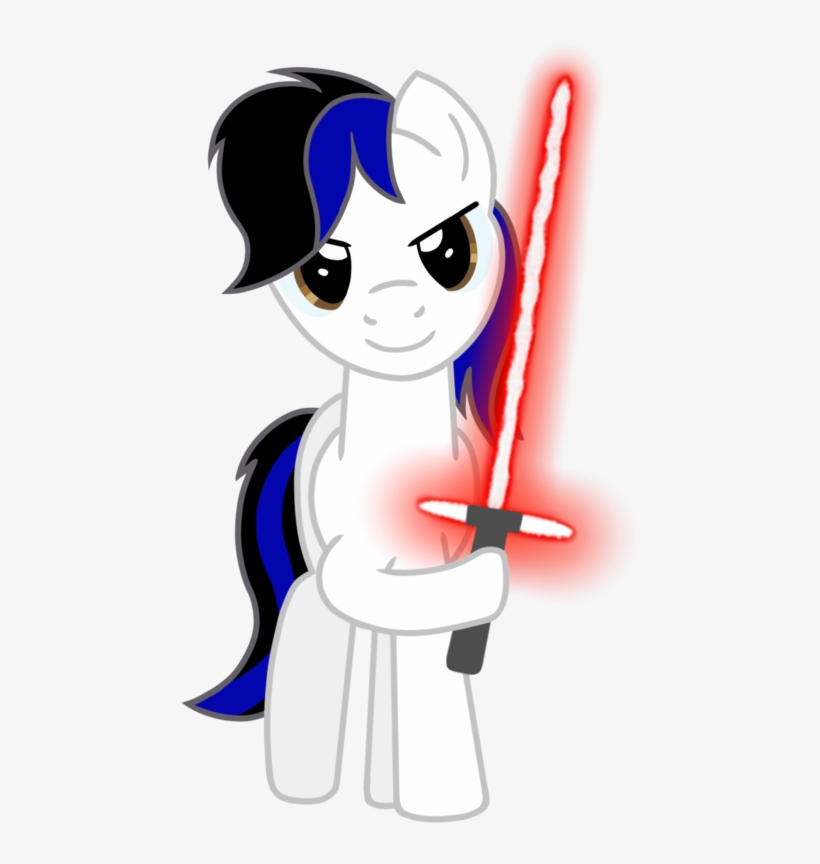 Gleam With His Crossguard Lightsaber By Gleamy - Library, transparent png