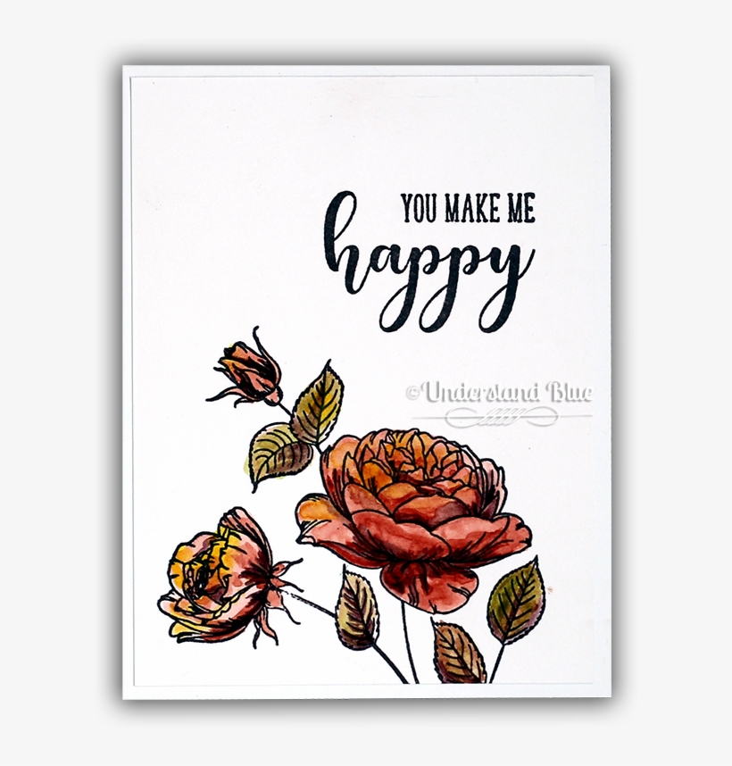 Gina K Hearts & Flowers Kit With The New Versafine - Watercolor Painting, transparent png