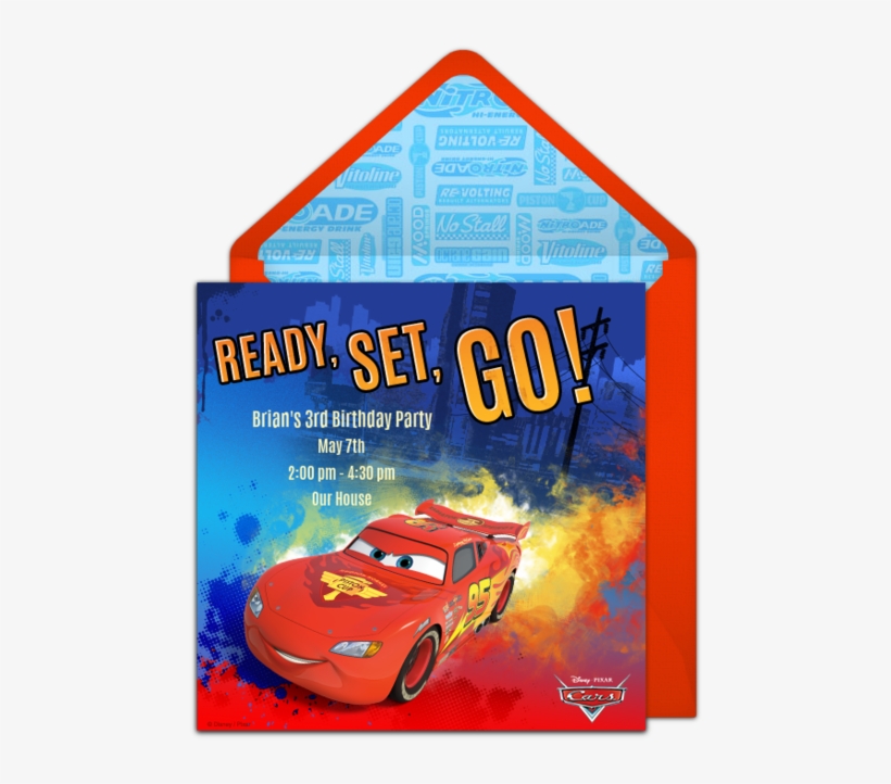 Cars Lightning Mcqueen Online Invitation - Colour?: Nauka Kolorów [book], transparent png