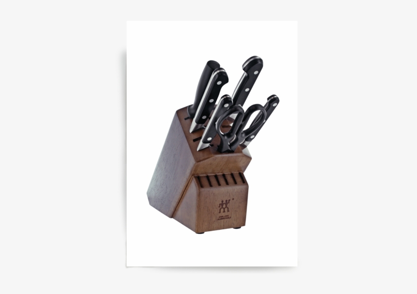 Knife Block Set - Zwilling J.a. Henckels Pro 7-pc Knife Block Set, transparent png