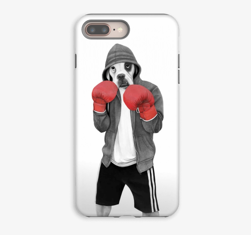 Street Boxer Case Iphone 8 Plus Tough - Sanna Wieslander Art Street Boxer Illustration (a3), transparent png