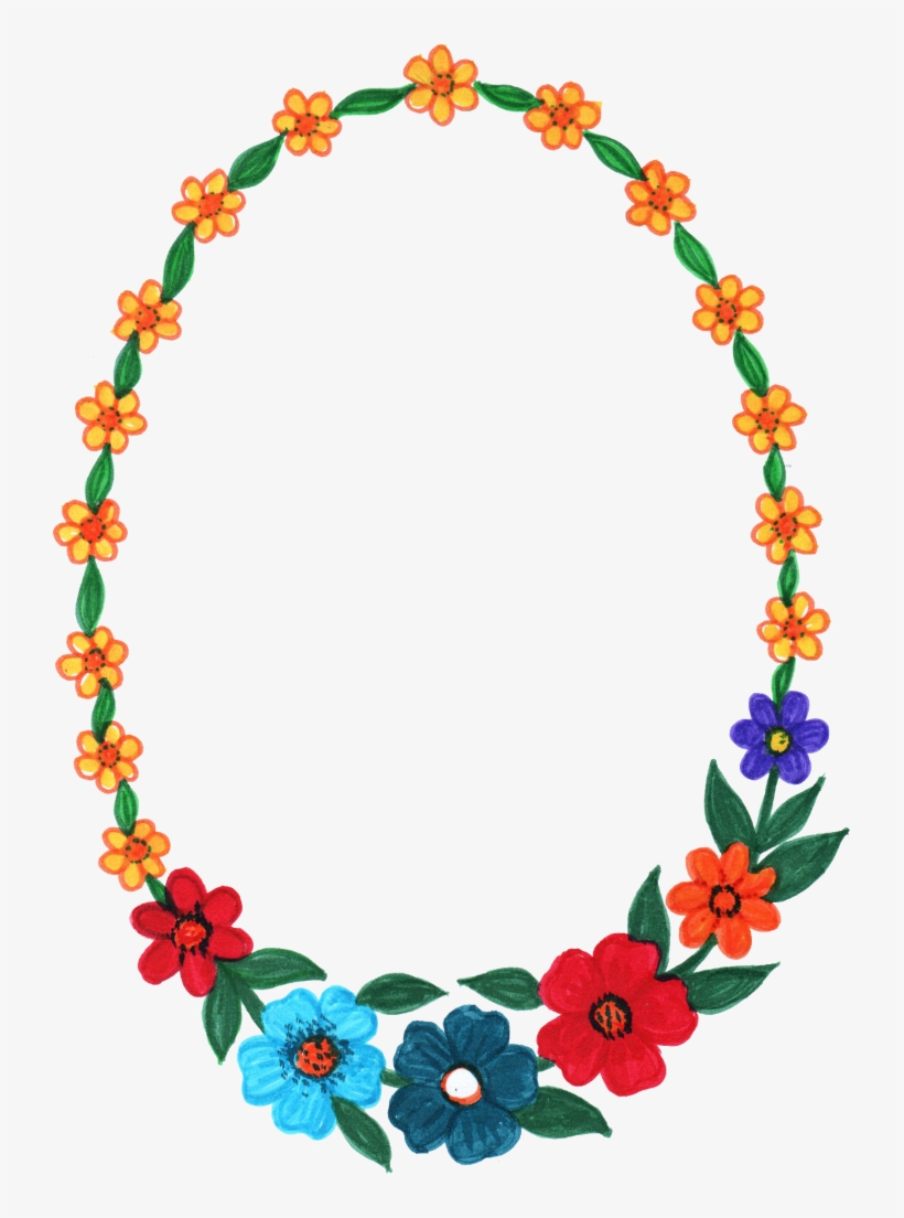 Png File Size - Flower Photo Frames Hd, transparent png