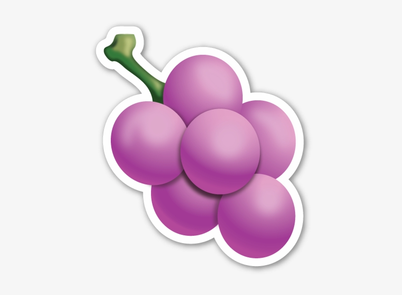 Click To Enlarge Objects-0219 - Emoji Grapes, transparent png