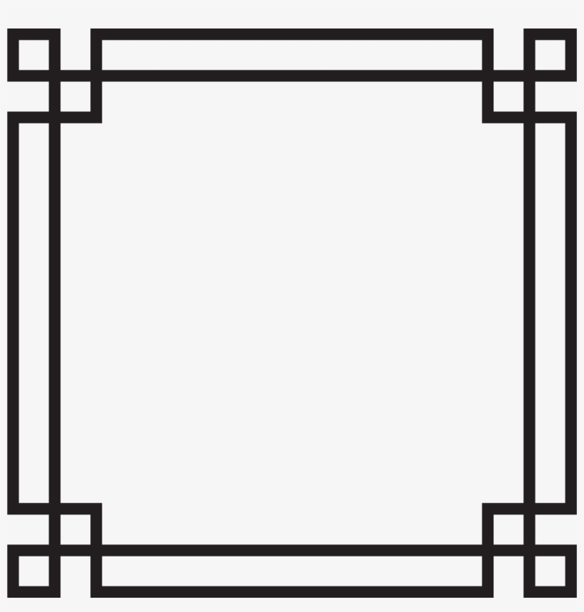 Decorative Border Clipart Png Image - Frame Border, transparent png