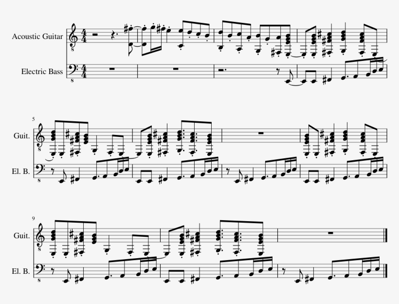 Lg-10959667 Sheet Music 1 Of 1 Pages - Sheet Music, transparent png