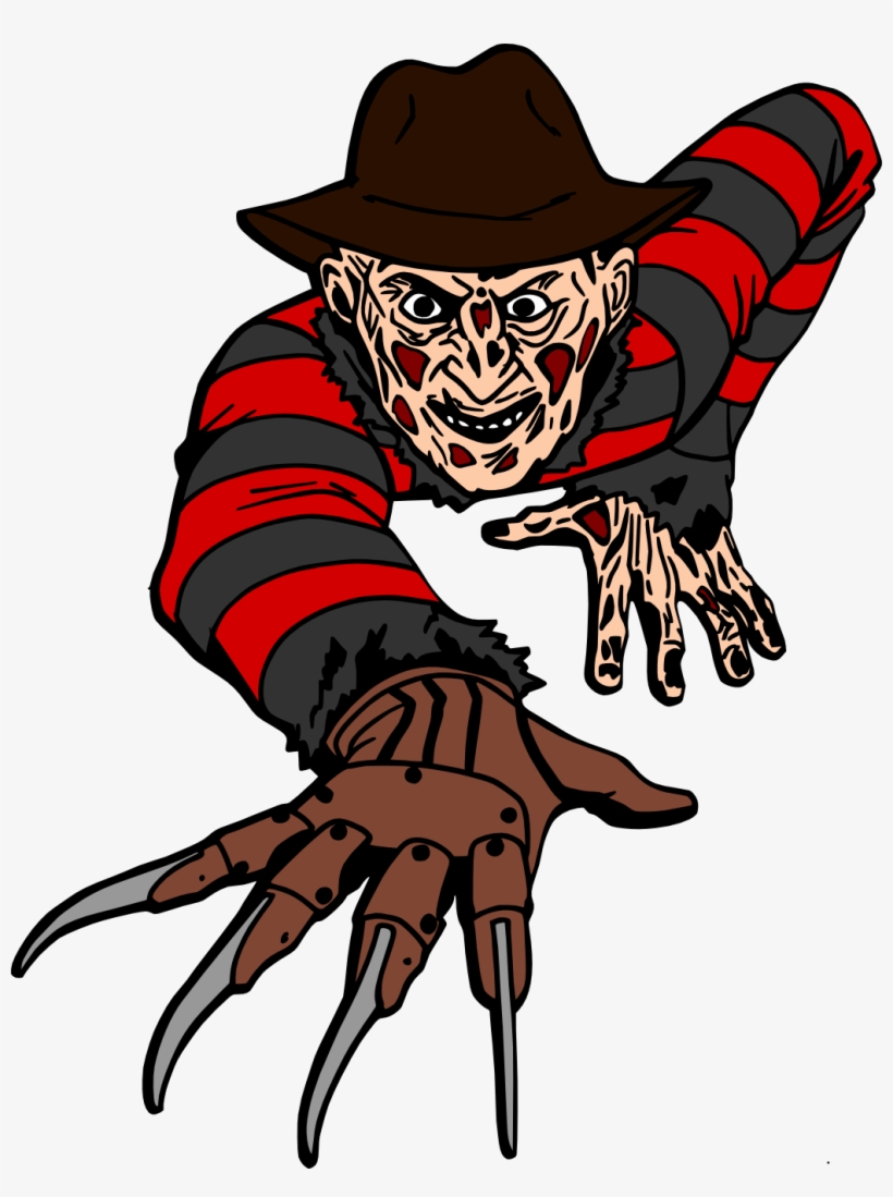Freddy Krueger Jason Voorhees Drawing Clip Art - Freddy Krueger Clipart, transparent png