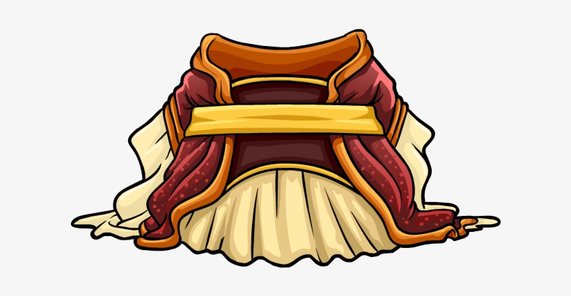 Fire Kimono Clothing Icon Id 4447 - Club Penguin Kimono, transparent png