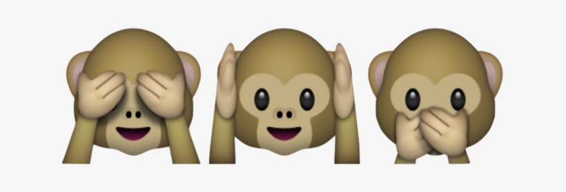 Such Sweet Emoji - Monkey Emojis See No Evil, transparent png