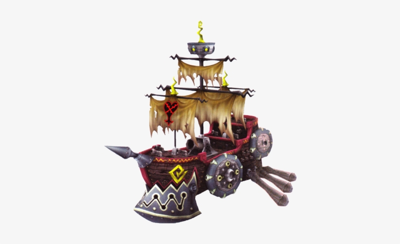 Pirate Ship - Kingdom Hearts Heartless Pirate, transparent png