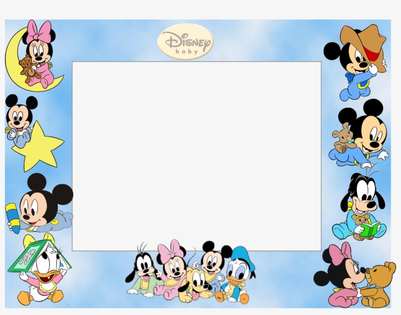 Download Molduras Em Png Baby Disney Clipart Mickey - Mickey Mouse Baby, transparent png