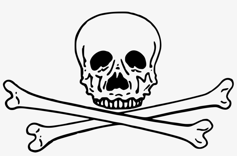 Clip Art Royalty Free Download And Cross Bones Big - Cross And Bones Png, transparent png
