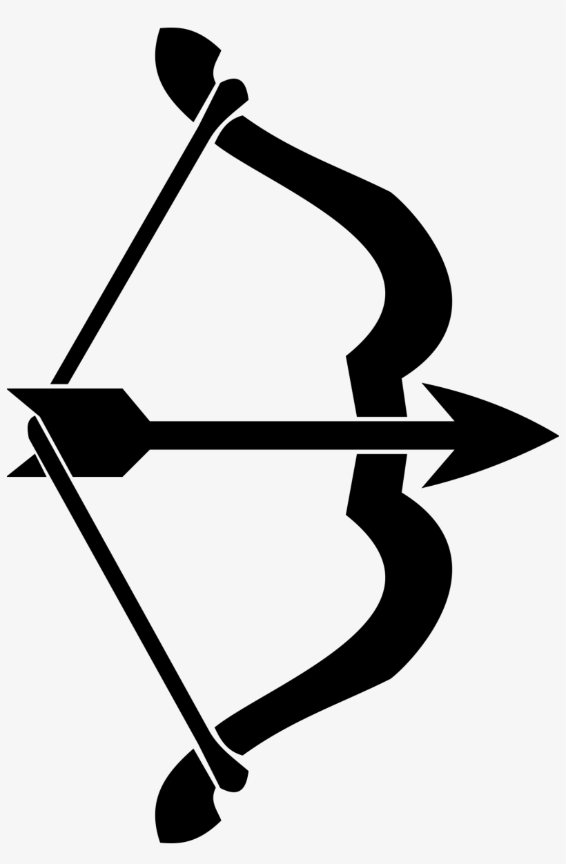 El Arco Y La Flecha - Bow And Arrow Clip Art Png, transparent png