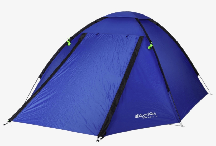 Miscellaneous - Eurohike Tamar 3 Man Tent - Blue, transparent png