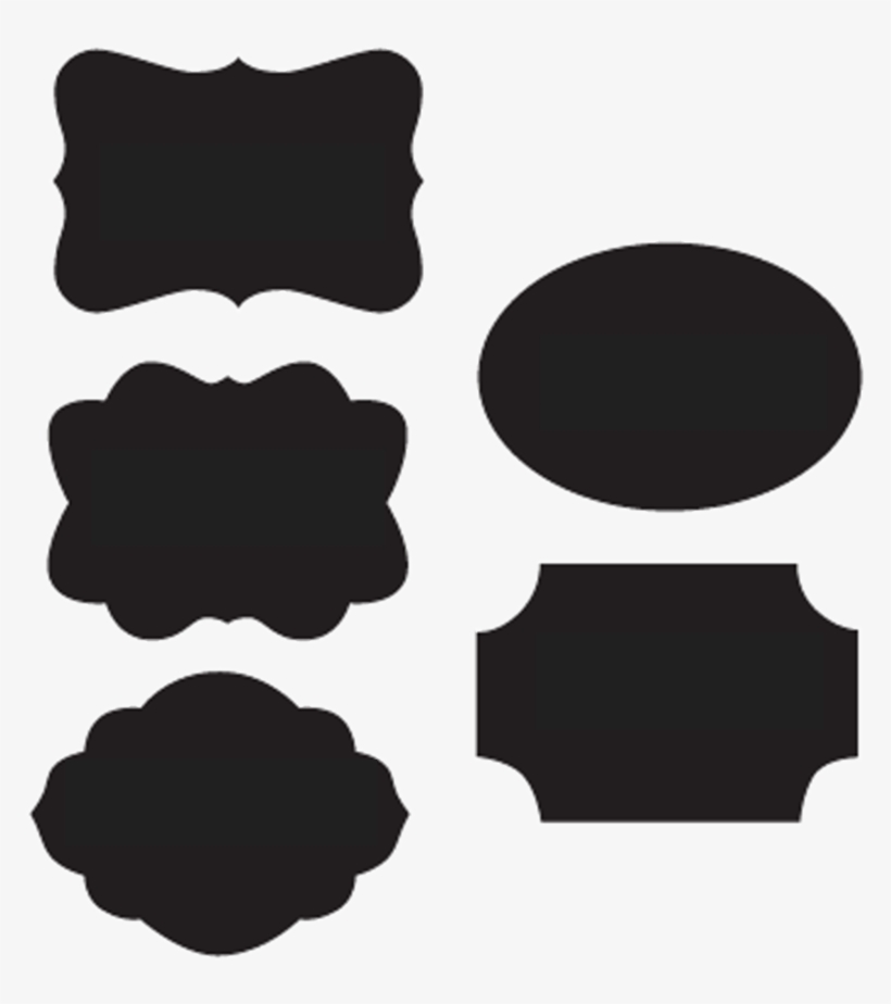Chalkboard Label Clipart - Transparent Background Chalkboard Label, transparent png
