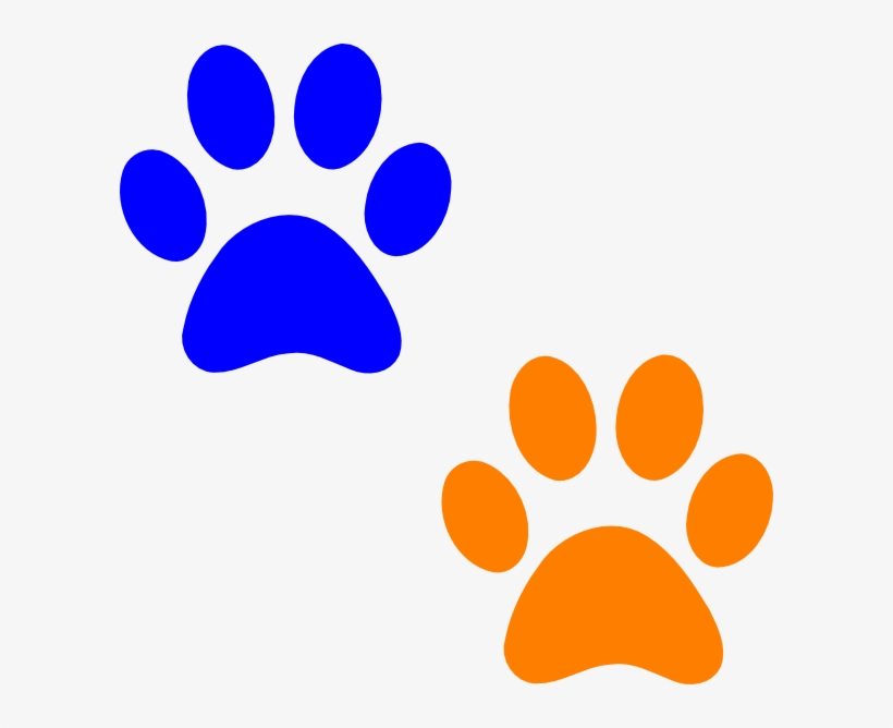 Cougar Paw Print Clip Art - Blues Clues Paw Pring, transparent png