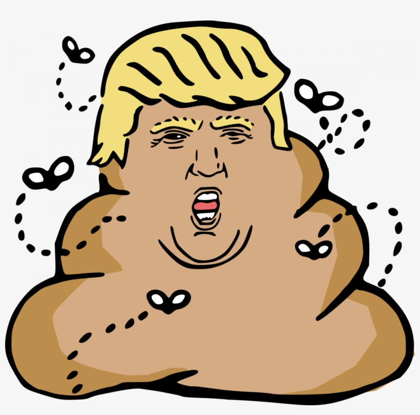 Donald Trump, Turd - Donald Trump Poop Emoji, transparent png