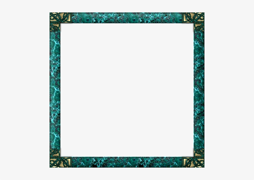 Frame Background, Frame Clipart, Borders And Frames, - Blue Green Frame Png, transparent png