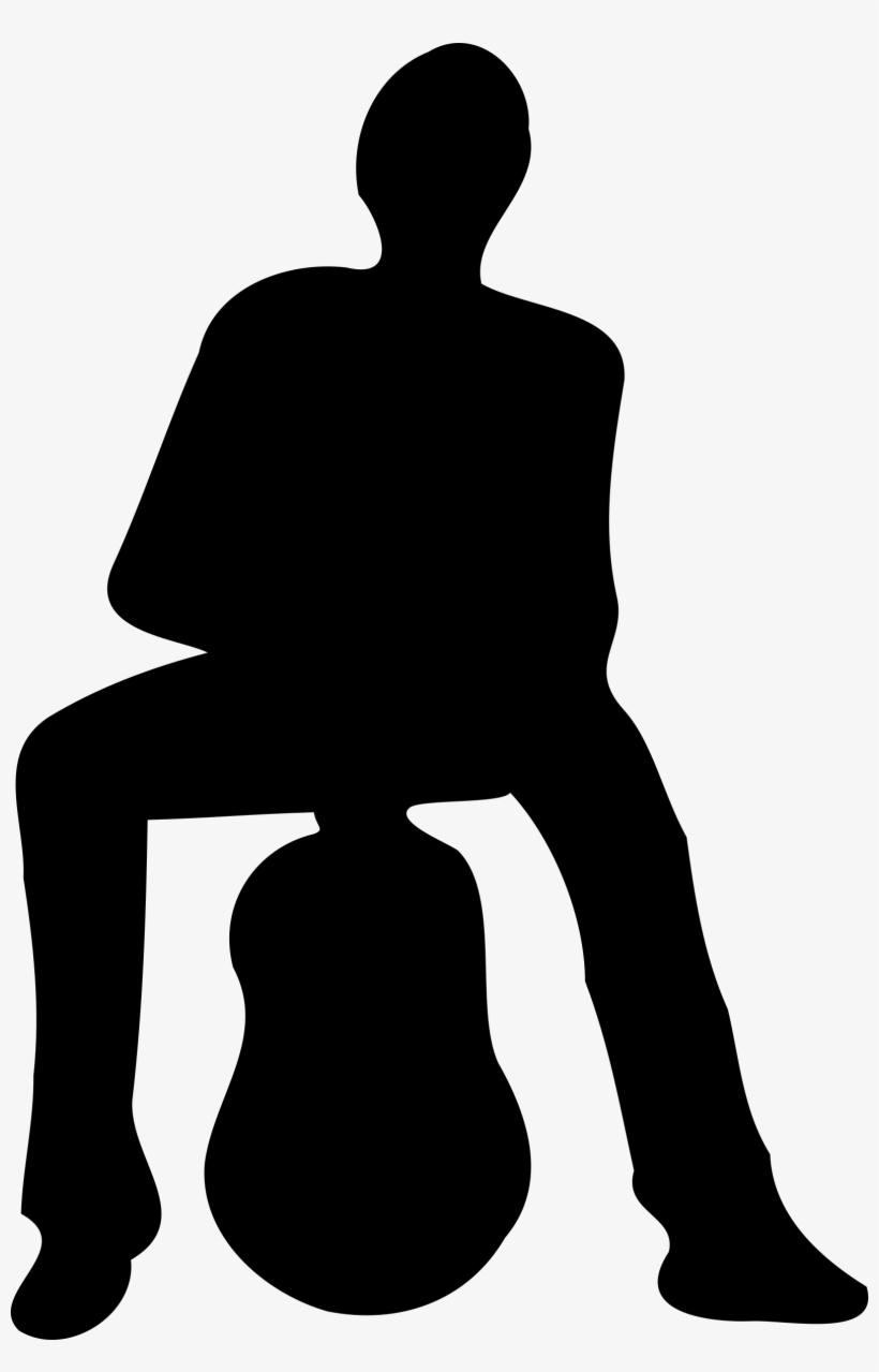 Picture Freeuse Stock Silhouette At Getdrawings Com - Guy Playing Guitar Silhouette Png, transparent png