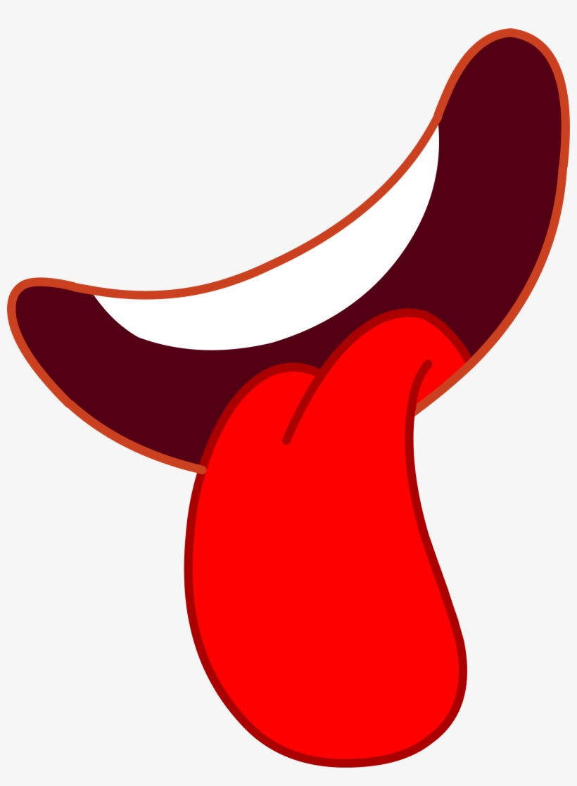 Png Black And White Stock Animation Cartoon Clip Art - Cartoon Tongue Png, transparent png