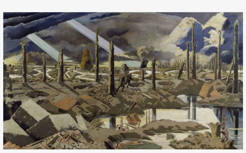 Paul Nash, The Menin Road, June 1918, Iwm Art - Stanley Spencer War Paintings, transparent png