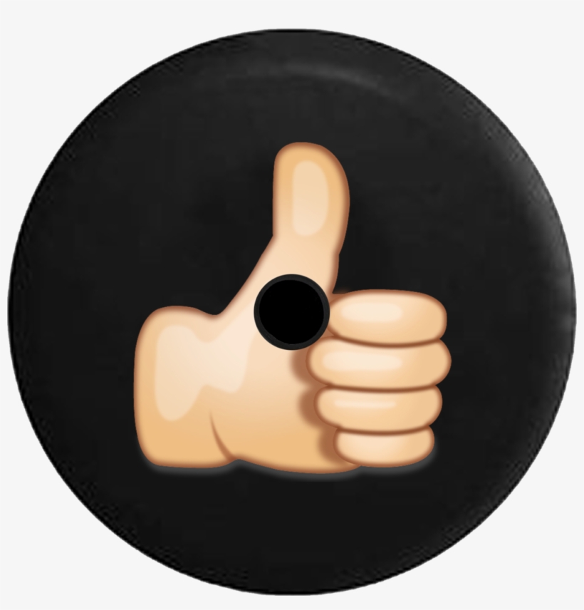 Jeep Wrangler Jl Backup Camera Day Thumbs Up Emoji - Pink Circle, transparent png
