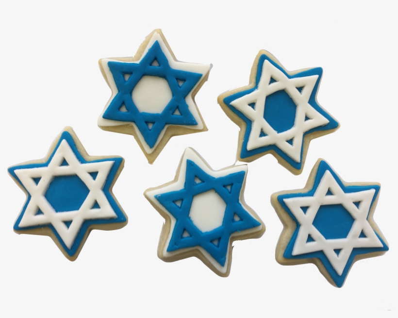 Star Of David Cookies - Circle, transparent png
