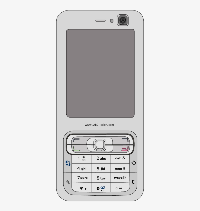 Cell Phone Raster Picture - Feature Phone, transparent png