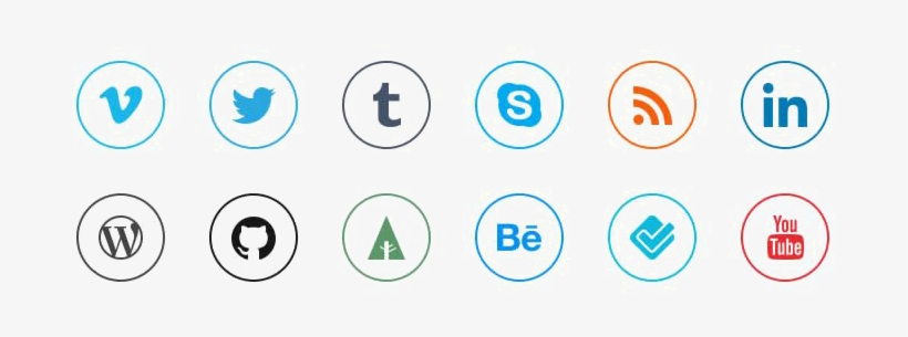 Social Icons Transparent Background Png - Iconos Redes Sociales Png, transparent png