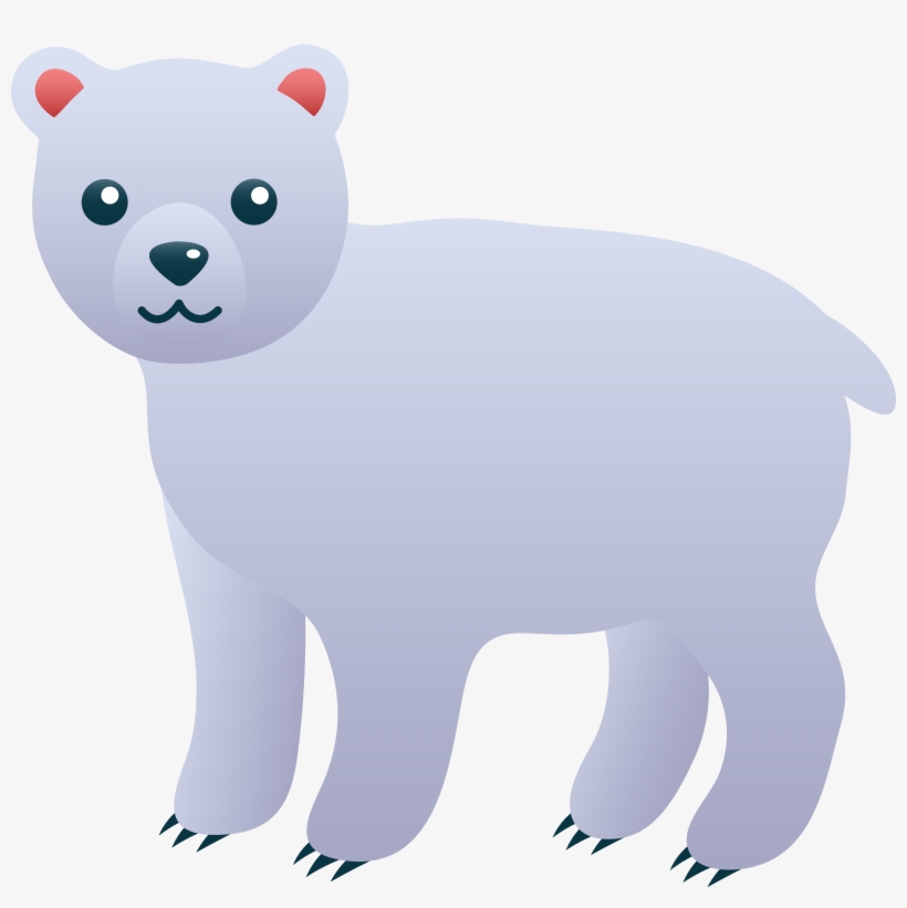 Clipart Bear Polar Bear - Clip Art, transparent png