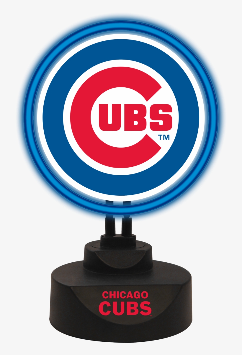 Chicago Cubs Team Logo Neon - Chicago Cubs Seat Covers, transparent png