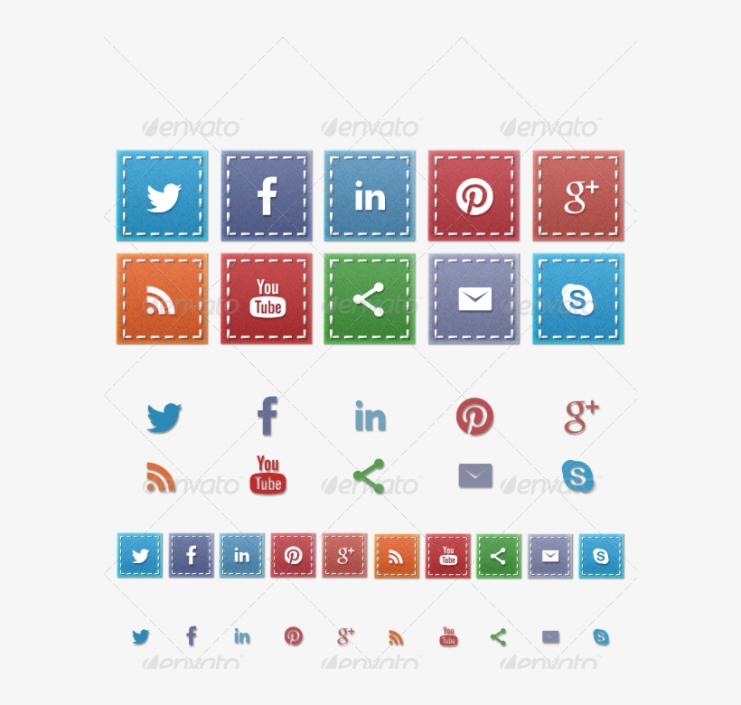 Fabric Social Media Icons - Guess The Latin Celebrity, transparent png