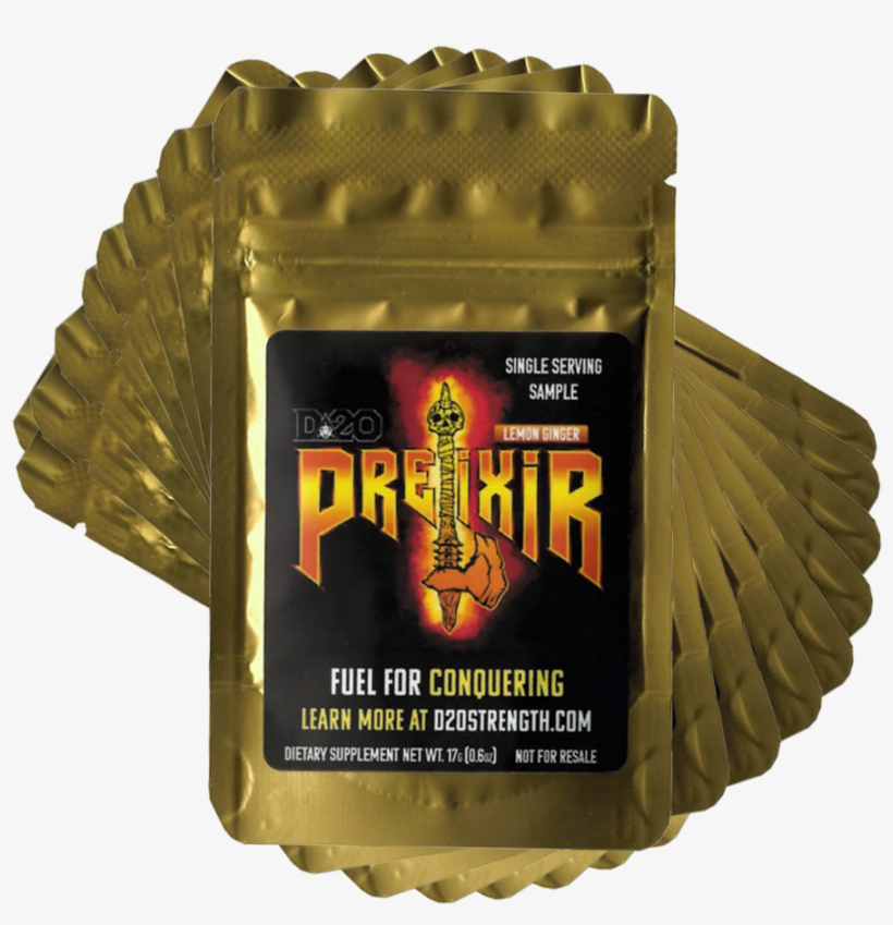 Prelixir 10-pack - D20 Strength - Bullet, transparent png