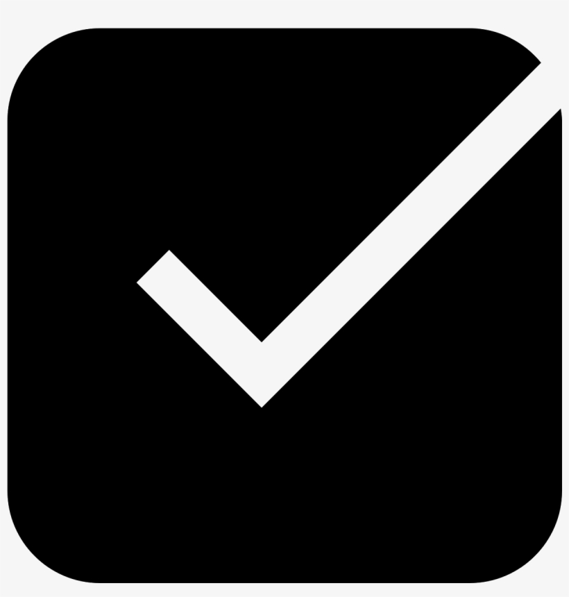 Check Box Png - Check Mark Png White, transparent png